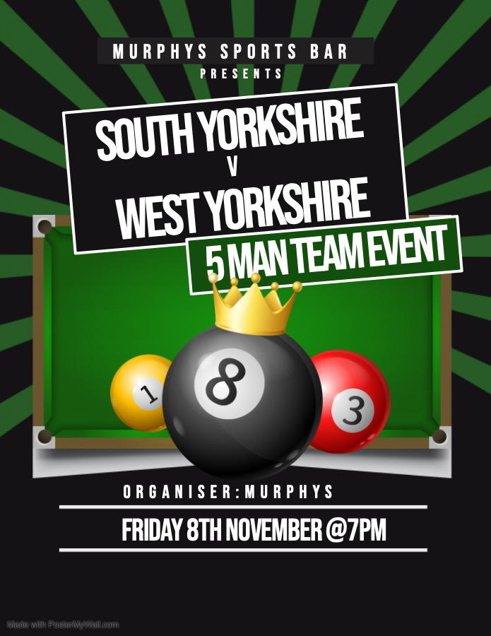West Yorkshire v South Yorkshire team ev