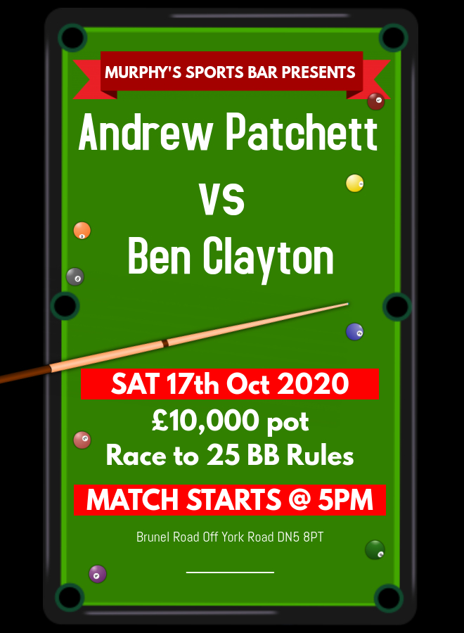 Andrew Patchett vs Ben Clayton